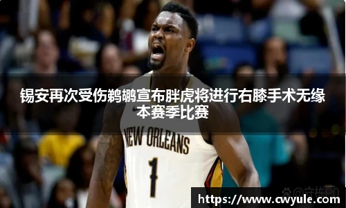 锡安再次受伤鹈鹕宣布胖虎将进行右膝手术无缘本赛季比赛